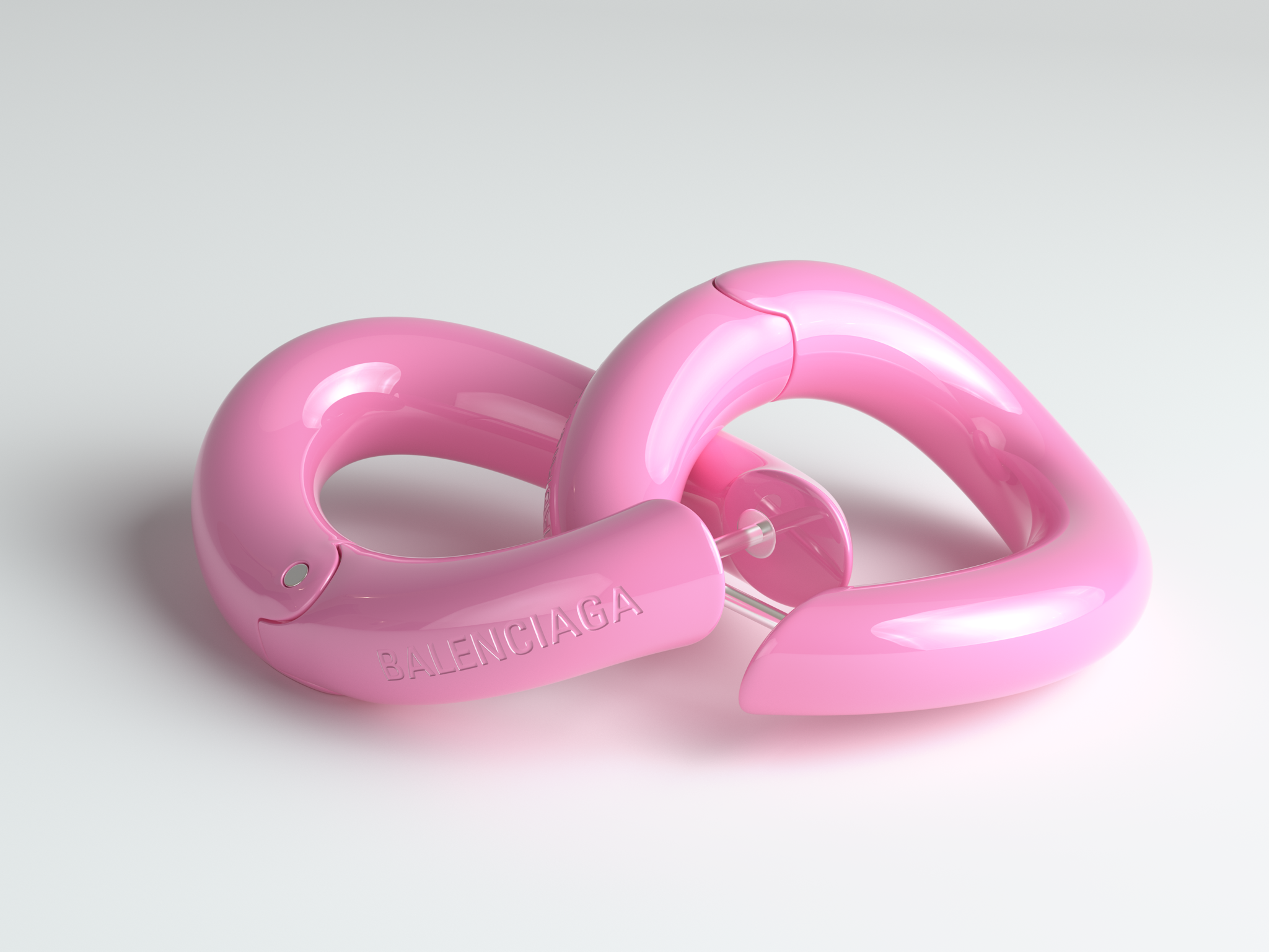 Digital Asset of a Balenciaga earring made by YAP Studios