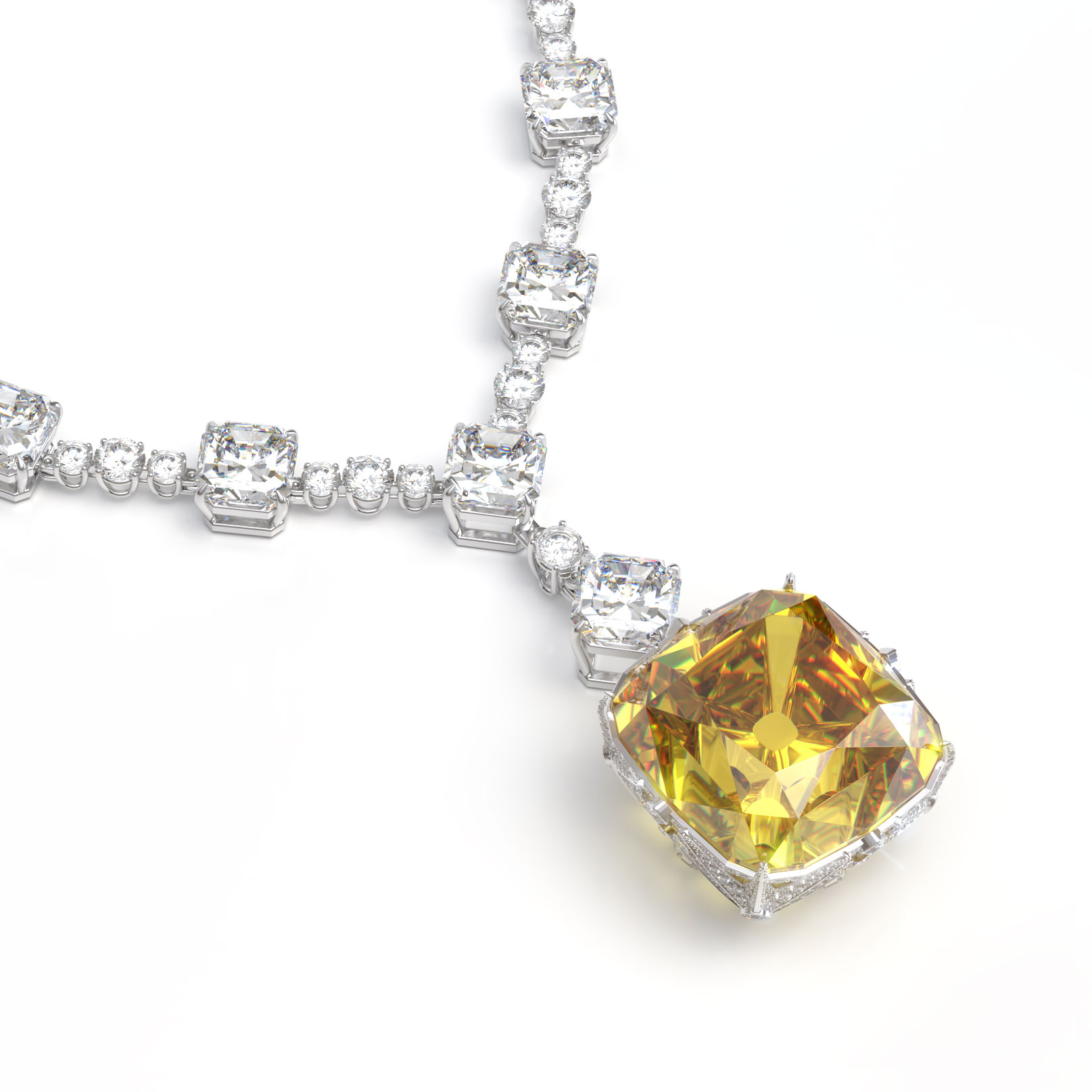 Rendering of the Tiffany Diamond designed and produced by YAP Studios