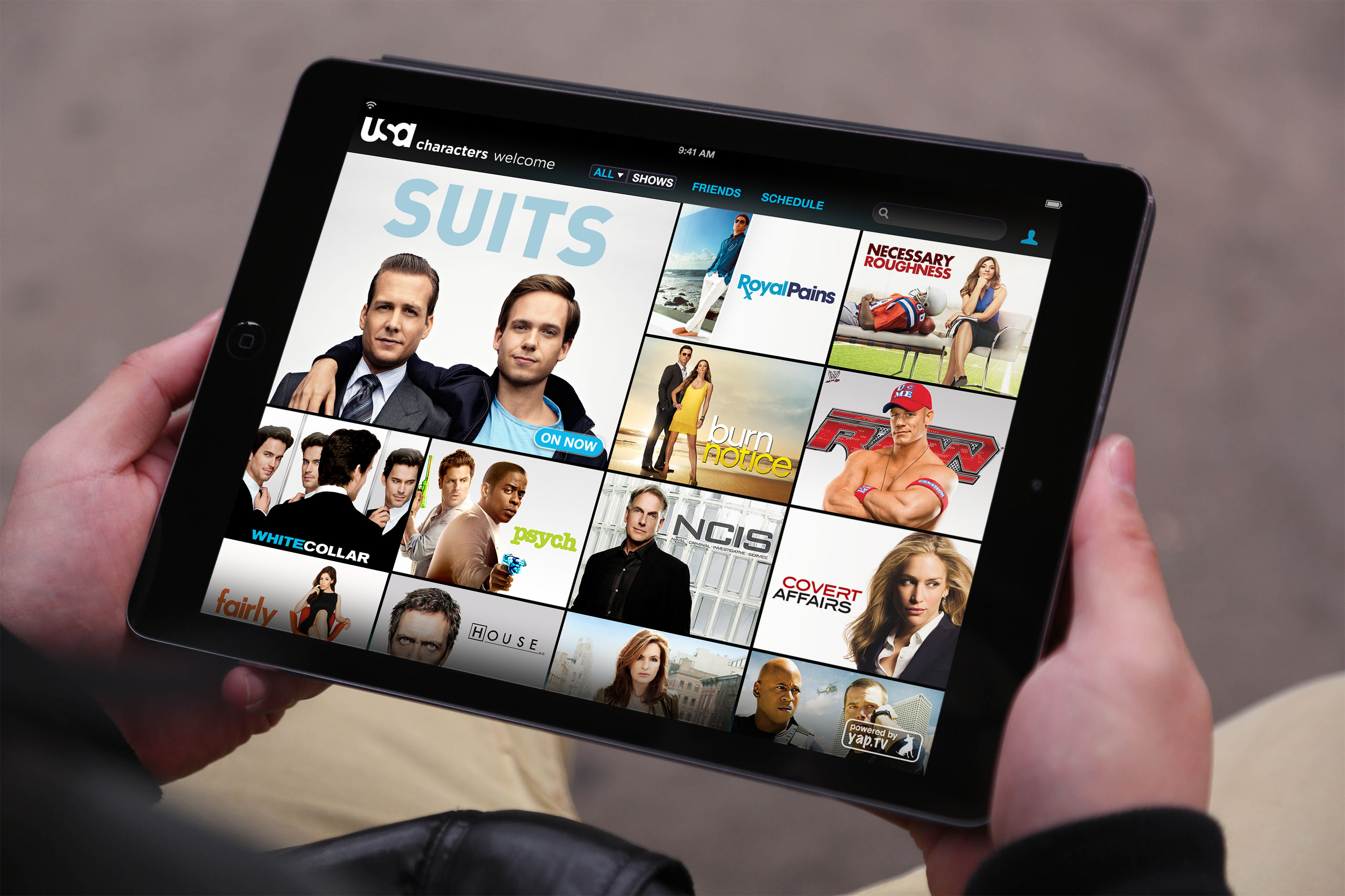 YAP produced a second screen companion for NBCU / USA Networks